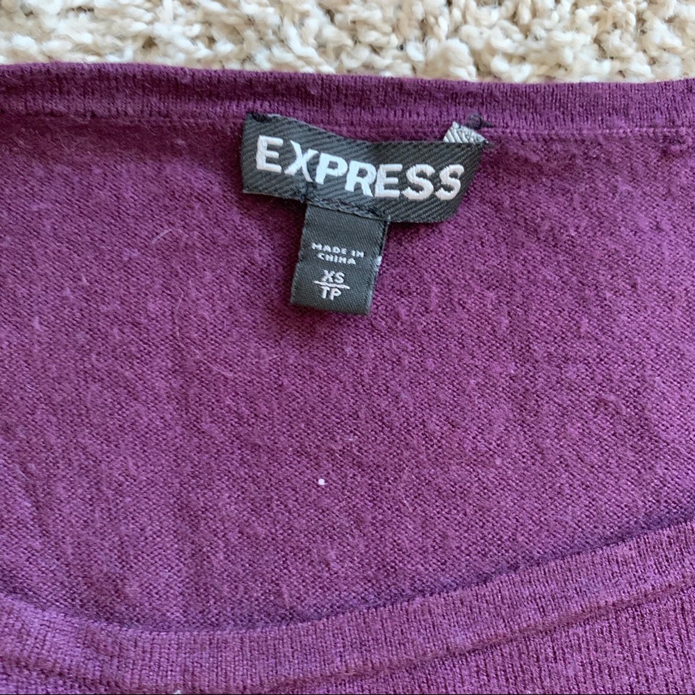 Deep Purple Sweater - Picture 2 of 2